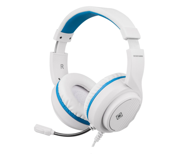 Deltaco GAM-127-W PS5 - Białe - 1115397 - zdjęcie